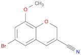 6-Bromo-8-methoxy-2H-chromene-3-carbonitrile