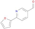 3-Pyridinecarboxaldehyde,6-(2-furanyl)-