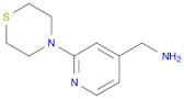 (2-Thiomorpholinopyrid-4-yl)methylamine