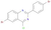 6-Bromo-2-(4-bromophenyl)-4-chloroquinazoline