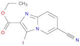 Ethyl 6-cyano-3-iodoimidazo[1,2-a]pyridine-2-carboxylate