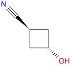 Cyclobutanecarbonitrile, 3-hydroxy-, trans-