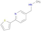 3-Pyridinemethanamine,N-methyl-6-(2-thienyl)-