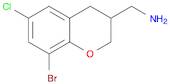 (8-Bromo-6-chlorochroman-3-yl)methanamine