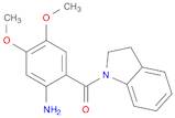 1H-Indole, 1-(2-amino-4,5-dimethoxybenzoyl)-2,3-dihydro-