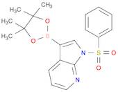 1-(Benzenesulfonyl)-1H-pyrrolo[2,3-b]pyridine-3-boronic acid pinacol ester