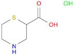 2-Thiomorpholinecarboxylic acid, hydrochloride