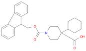 1,4-Piperidinedicarboxylicacid, 4-cyclohexyl-, 1-(9H-fluoren-9-ylmethyl) ester