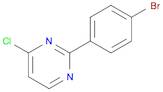 Pyrimidine, 2-(4-bromophenyl)-4-chloro-