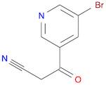 3-Pyridinepropanenitrile,5-bromo-b-oxo-