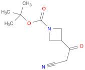 tert-Butyl 3-(2-cyanoacetyl)azetidine-1-carboxylate