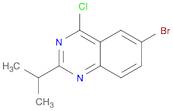 Quinazoline,6-bromo-4-chloro-2-(1-methylethyl)-