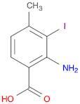 2-Amino-3-iodo-4-methylbenzoic acid