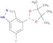 6-FLUORO-4-(4,4,5,5-TETRAMETHYL-[1,3,2]DIOXABOROLAN-2-YL)-1H-INDAZOLE