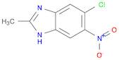 1H-Benzimidazole, 5-chloro-2-methyl-6-nitro-