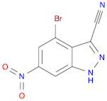 4-Bromo-6-nitro-1H-indazole-3-carbonitrile