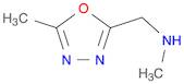 N-Methyl-1-(5-methyl-1,3,4-oxadiazol-2-yl)methanamine