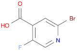 2-Bromo-5-fluoroisonicotinic acid