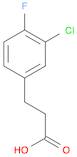 3-(3-Chloro-4-fluorophenyl)propanoic acid