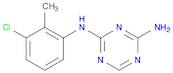 N-(3-CHLORO-2-METHYLPHENYL)-1,3,5-TRIAZINE-2,4-DIAMINE