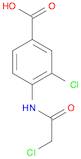 3-Chloro-4-(2-chloroacetamido)benzoic acid