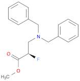 Propanoic acid, 3-[bis(phenylmethyl)amino]-2-fluoro-, methyl ester, (R)-