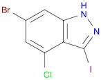 6-Bromo-4-chloro-3-iodo-1H-indazole