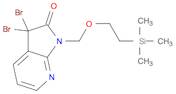 3,3-Dibromo-1-((2-(trimethylsilyl)ethoxy)methyl)-1H-pyrrolo[2,3-b]pyridin-2(3H)-one