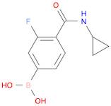4-(Cyclopropylcarbamoyl)-3-fluorophenylboronic acid