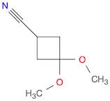 Cyclobutanecarbonitrile, 3,3-dimethoxy-