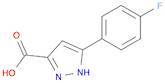 5-(4-FLUOROPHENYL)-1H-PYRAZOLE-3-CARBOXYLIC ACID