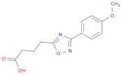 4-[3-(4-METHOXYPHENYL)-1,2,4-OXADIAZOL-5-YL]BUTANOIC ACID