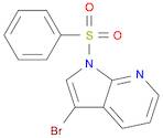 1-(Benzenesulfonyl)-3-bromo-1H-pyrrolo[2,3-b]pyridine