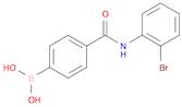 4-(2-BROMOPHENYLCARBAMOYL)PHENYLBORONIC ACID