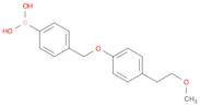 (4-((4-(2-Methoxyethyl)phenoxy)methyl)phenyl)boronic acid