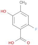 2-Fluoro-5-hydroxy-4-methylbenzoic acid