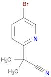2-(5-bromopyridin-2-yl)-2-methylpropanenitrile