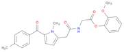 2-Methoxyphenyl 2-(2-(1-methyl-5-(4-methylbenzoyl)-1H-pyrrol-2-yl)acetamido)acetate