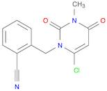 2-((6-Chloro-3-methyl-2,4-dioxo-3,4-dihydropyrimidin-1(2H)-yl)methyl)benzonitrile