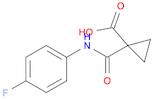 1-((4-Fluorophenyl)carbamoyl)cyclopropanecarboxylic acid