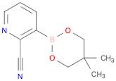 3-(5,5-Dimethyl-1,3,2-dioxaborinan-2-yl)picolinonitrile