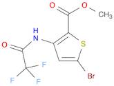 Methyl 5-broMo-3-(2,2,2-trifluoroacetaMido)thiophe