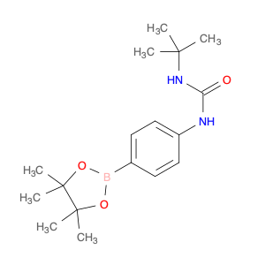 1-(tert-Butyl)-3-(4-(4,4,5,5-tetramethyl-1,3,2-dioxaborolan-2-yl)phenyl)urea