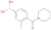 (3-Fluoro-4-(piperidine-1-carbonyl)phenyl)boronic acid
