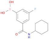 (3-(Cyclohexylcarbamoyl)-5-fluorophenyl)boronic acid