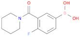 4-FLUORO-3-(PIPERIDIN-1-YLCARBONYL)BENZENEBORONIC ACID