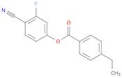 Benzoic acid, 4-ethyl-,4-cyano-3-fluorophenyl ester