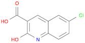 6-Chloro-2-hydroxyquinoline-3-carboxylic acid