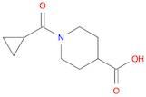 1-(CYCLOPROPYLCARBONYL)PIPERIDINE-4-CARBOXYLIC ACID