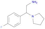 1-Pyrrolidineethanamine,b-(4-fluorophenyl)-